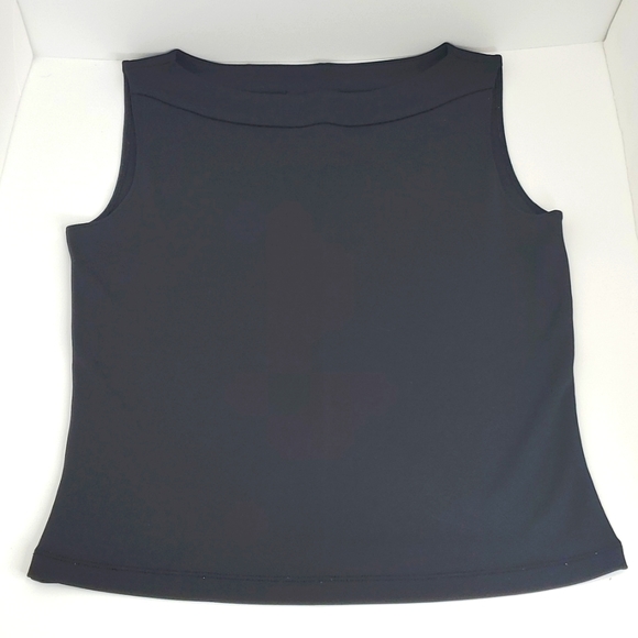 Ann Taylor short sleeve shirt, Size XS, Color Black - Picture 4 of 5